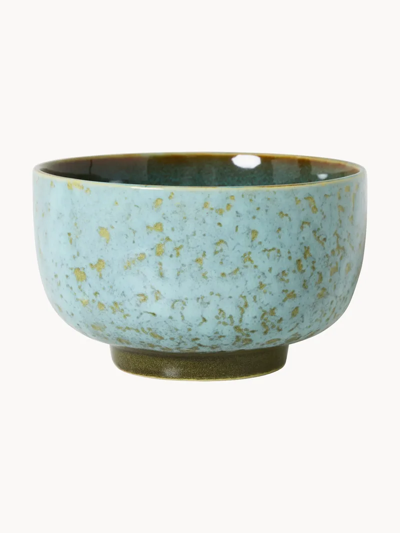 Handgemaakte schaal 70's met reactief glazuur by HKliving – product photo