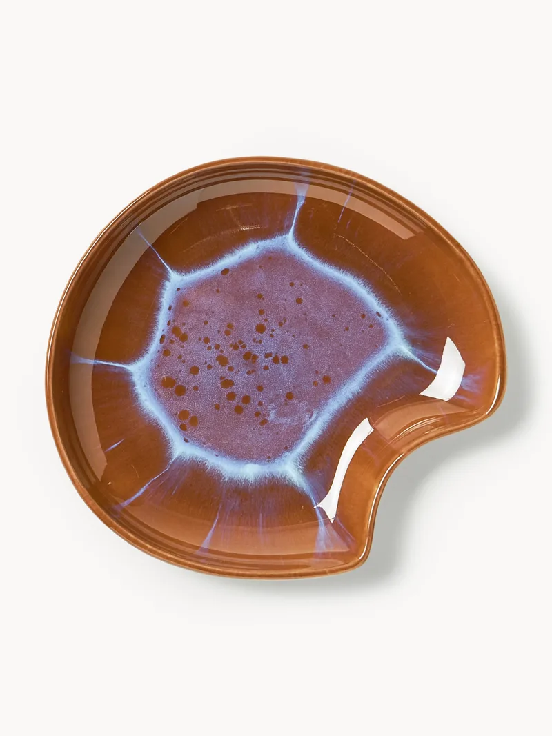 Handgemaakte serveerplateau Shell van keramiek by HKliving – product photo