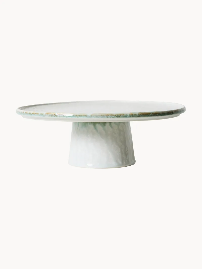 Présentoir à gâteau artisanal avec émail réactif 70's de HKliving – photo du produit