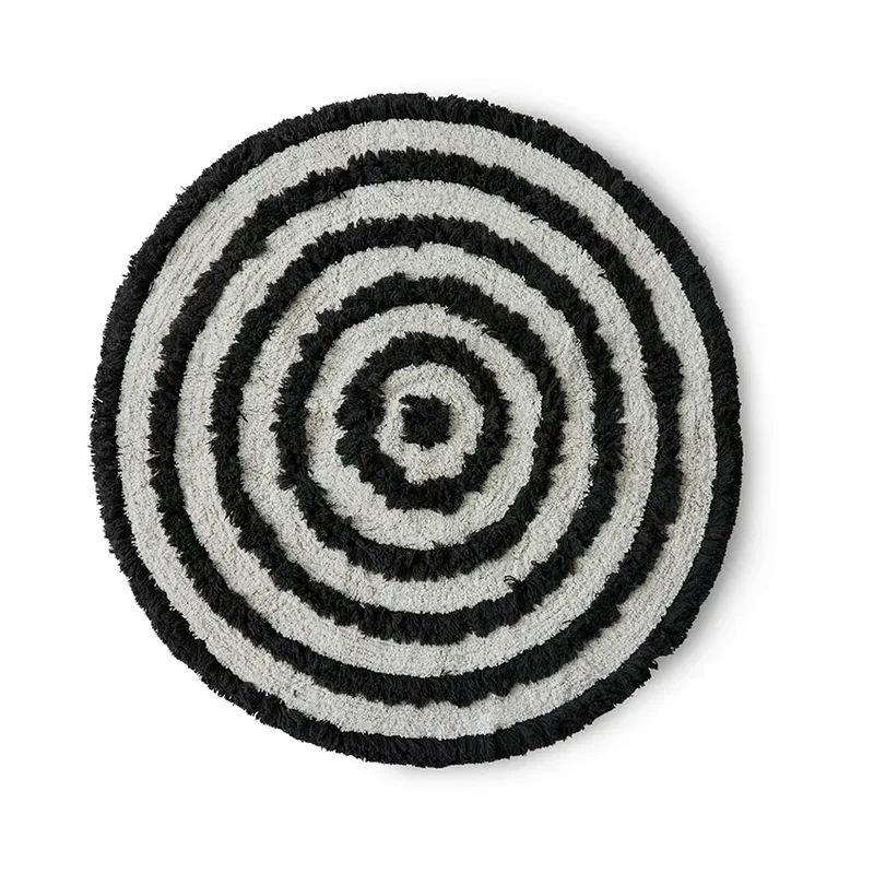 HK Living Badezimmer Teppich Ø120 cm Monochrome by HKliving – product photo