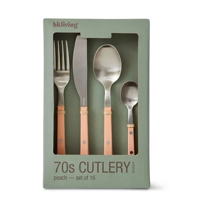 HKliving 70's Besteckset 16-teilig Peach de HKliving – photo du produit