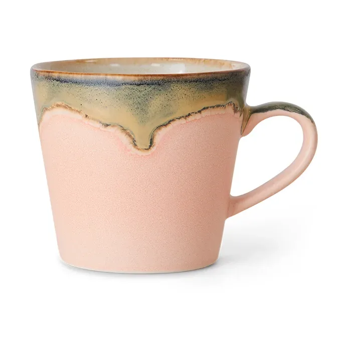 HKliving 70's Cappuccinotasse 33 cl Blossom by HKliving – product photo