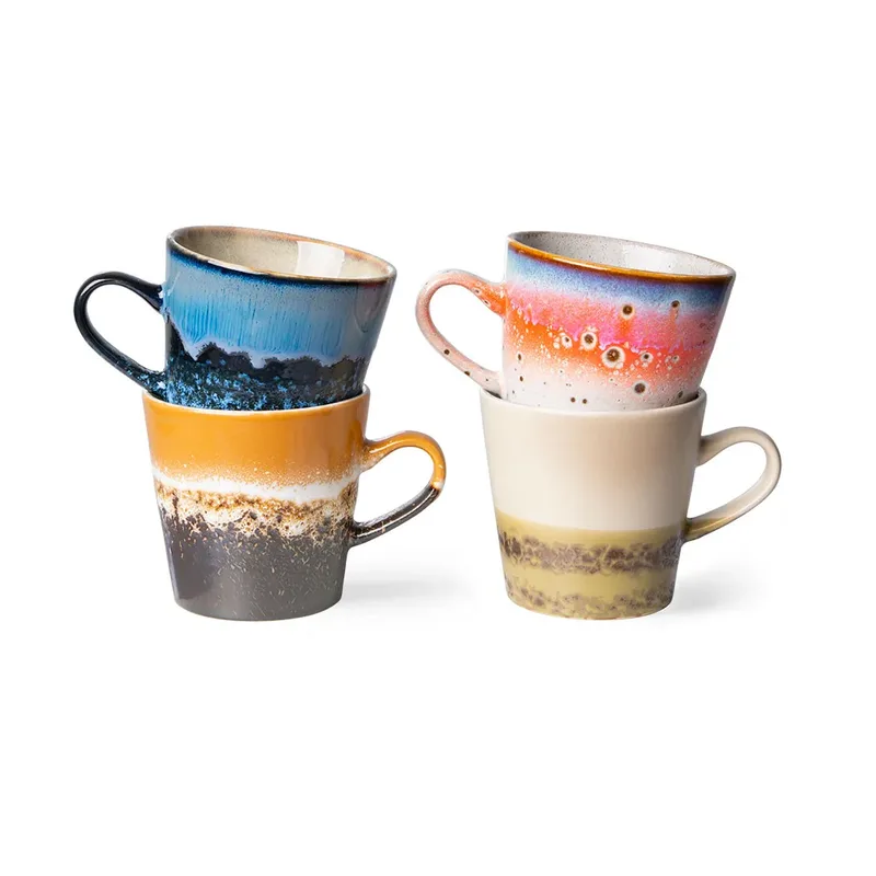 HKliving 70's ceramics Americano Tasse 4er-Pack 26 cl Pegasus by HKliving – product photo