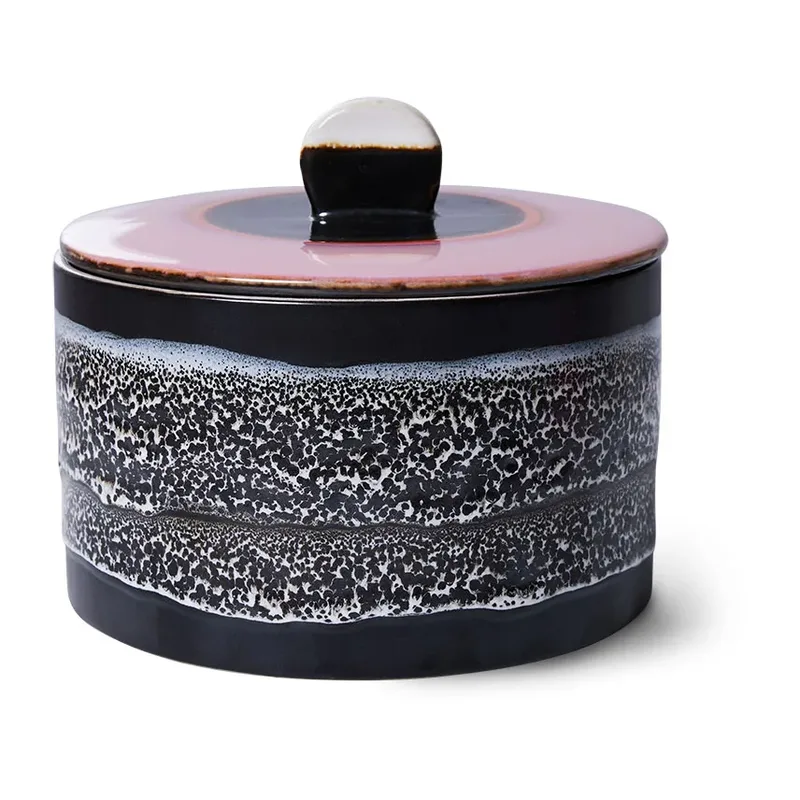 HKliving 70's cookie jar Keksdose Ø17cm Disco van HKliving – productfoto