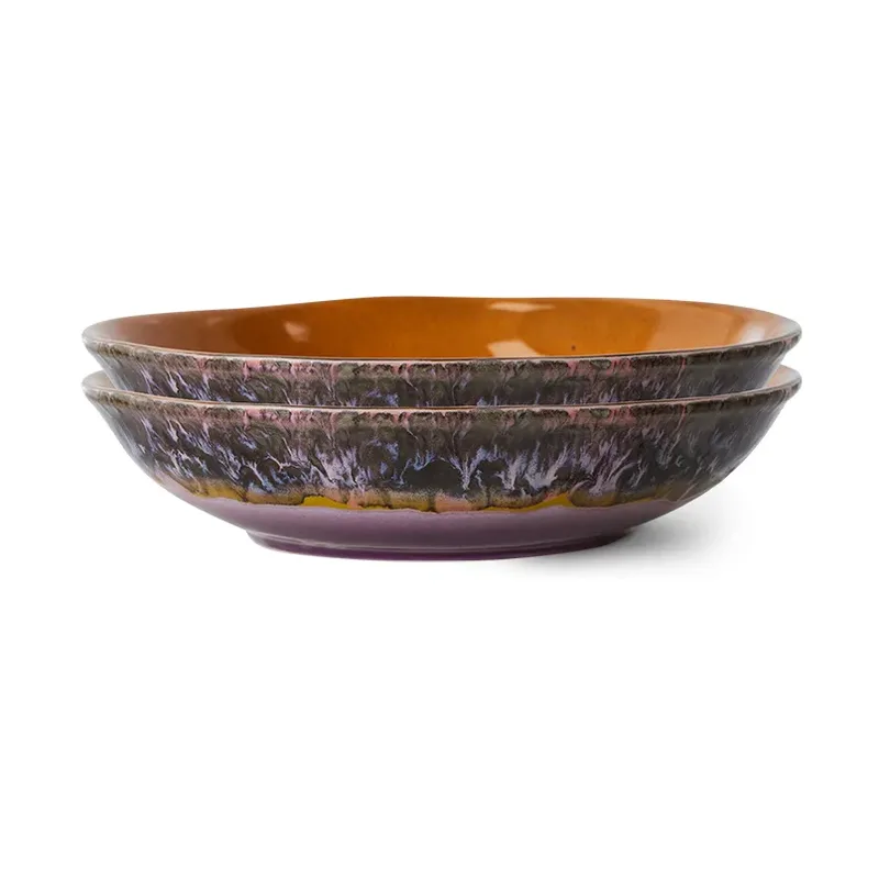 HKliving 70's Curry Schale 21,7 x 21cm 2er Pack Daybreak by HKliving – product photo