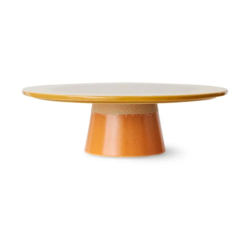 HKliving 70's plateau Tortenteller Papaya de HKliving – photo du produit