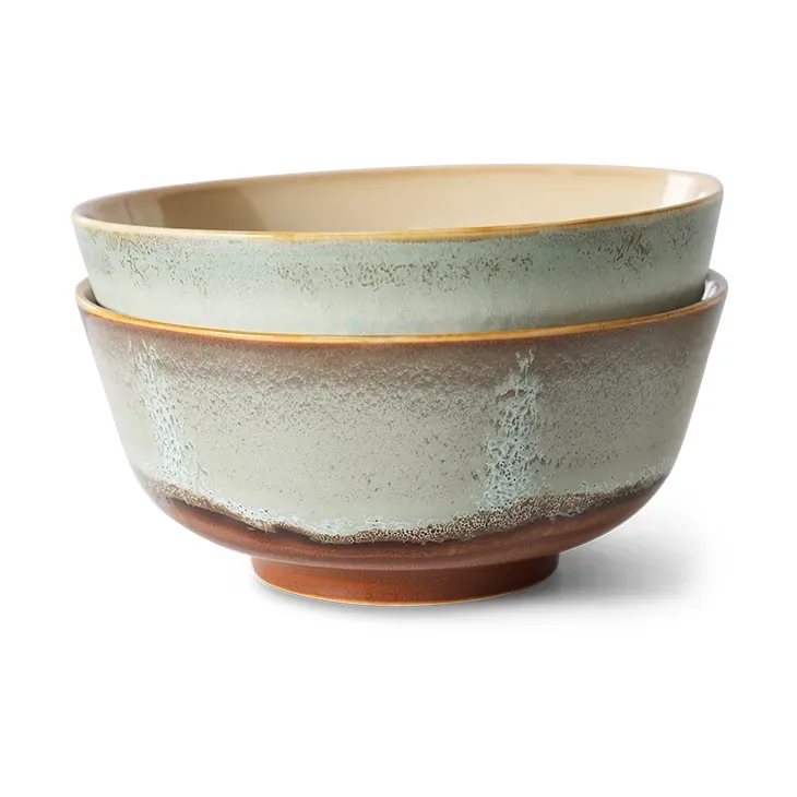 HKliving 70's Ramen-Schale Ø19 cm 2-teilig Verge von HKliving – Produktfoto