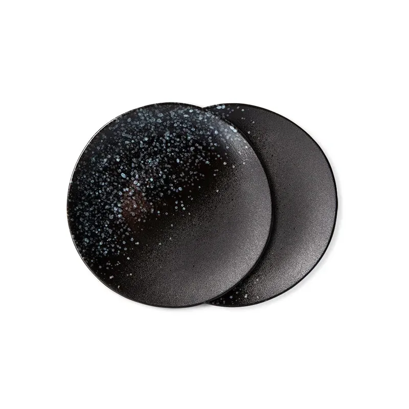 HKliving 70s ceramics Teller 2er-Pack Ø17,5 cm Sterne by HKliving – product photo