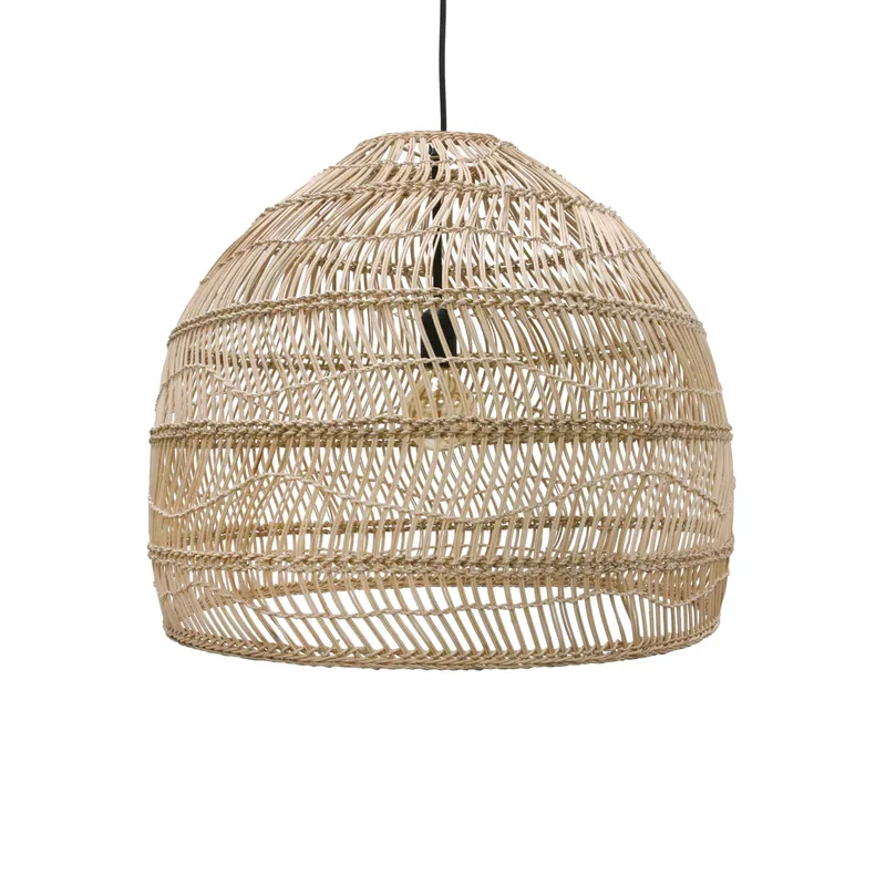 HKliving Korbleuchte mittel Natur van HKliving – productfoto