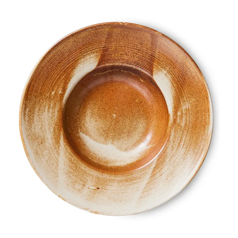 Home Chef Pastateller Ø28,5cm Rustic cream-brown von HKliving – Produktfoto