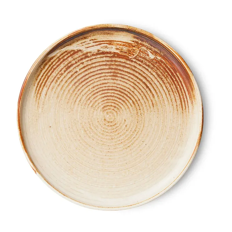 Home Chef side plate kleiner Teller Ø20cm Rustic cream-brown de HKliving – photo du produit