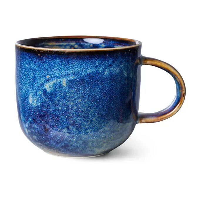 Home Chef Tasse mit Henkel 32cl Rustic blue by HKliving – product photo