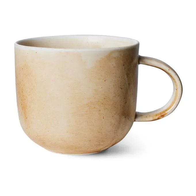 Home Chef Tasse mit Henkel 32cl Rustic cream-brown by HKliving – product photo