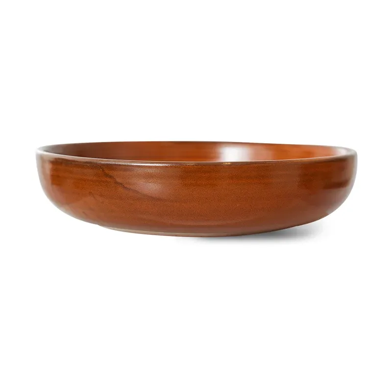 Home Chef tiefer Teller large Ø21,5cm Burned orange by HKliving – product photo