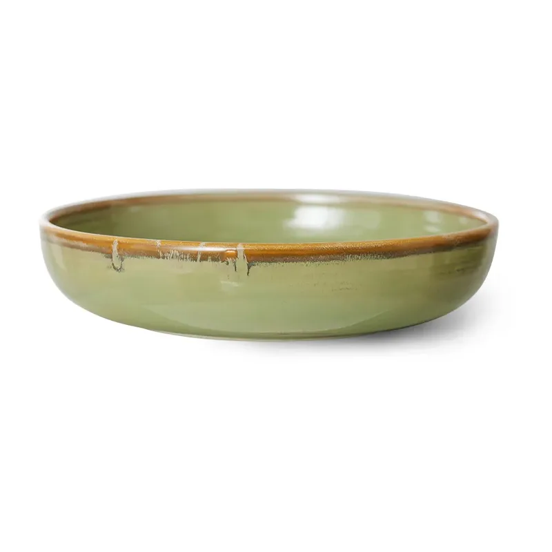 Home Chef tiefer Teller large Ø21,5cm Moss green de HKliving – photo du produit