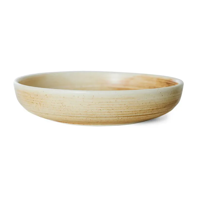 Home Chef tiefer Teller medium Ø19,3cm Rustic cream-brown de HKliving – photo du produit