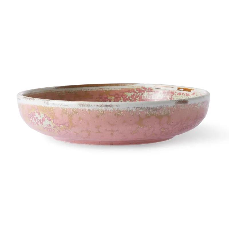 Home Chef tiefer Teller medium Ø19,3cm Rustic pink de HKliving – photo du produit