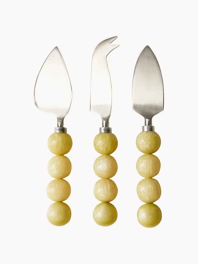 Käsemesser Muriel aus Edelstahl, 3er-Set von HKliving – Produktfoto