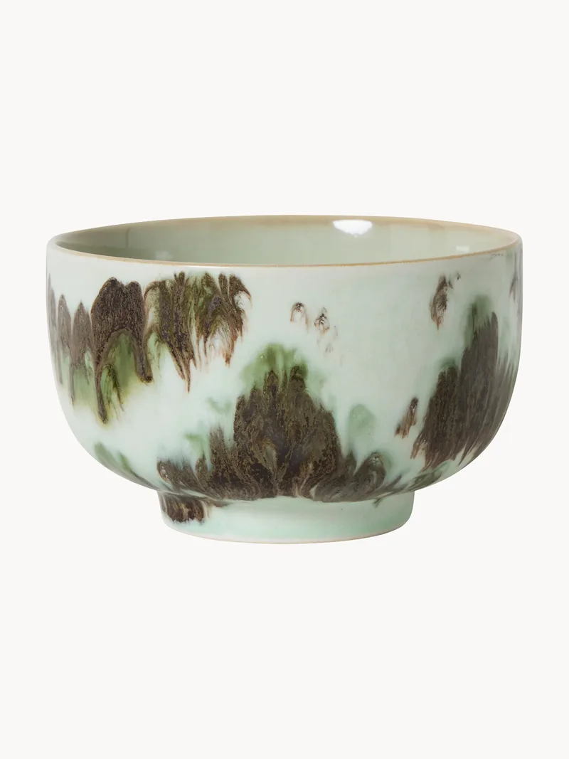 Kleine handgemaakte schaal 70's met reactief glazuur by HKliving – product photo