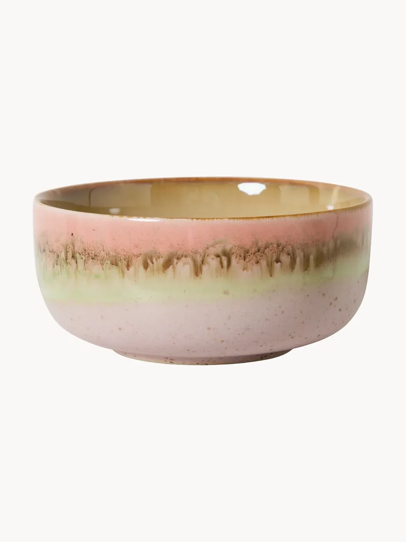 Petit bol artisanal avec émail réactif 70's de HKliving – photo du produit