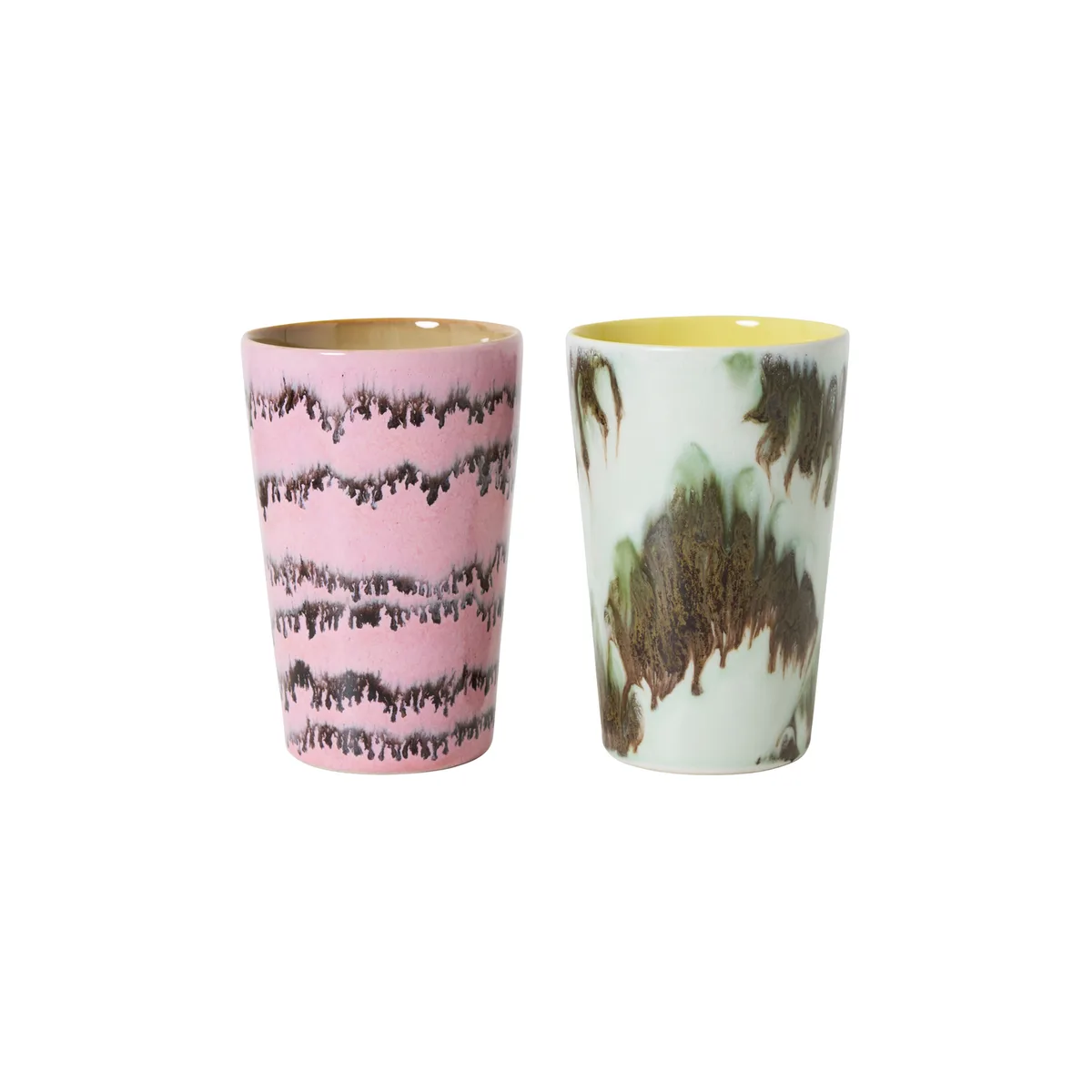 Mug 70s ceramics - Multicolore - Grès émaillé de HKliving – photo du produit