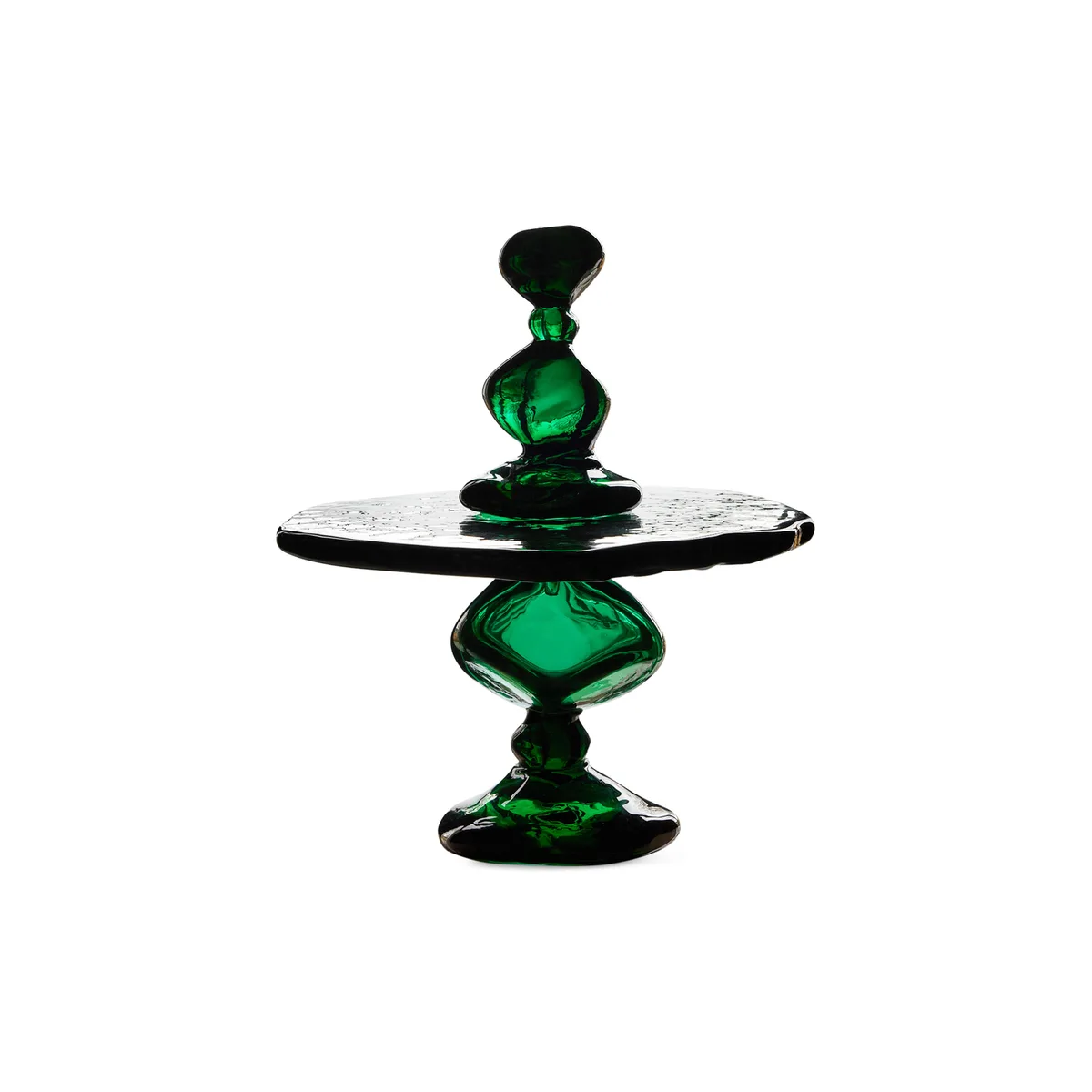 Plat à gâteau Nienke Sikkema - Vert - Verre de HKliving – photo du produit