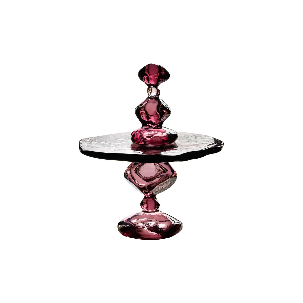 Plat à gâteau Nienke Sikkema - Violet - Verre de HKliving – photo du produit