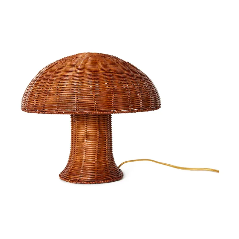 Rattan Tischleuchte Natural von HKliving – Produktfoto
