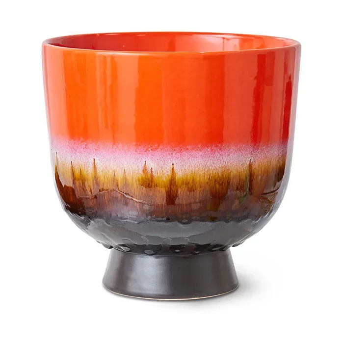 Retro Blumentopf Ø20,5 cm Cherry red von HKliving – Produktfoto