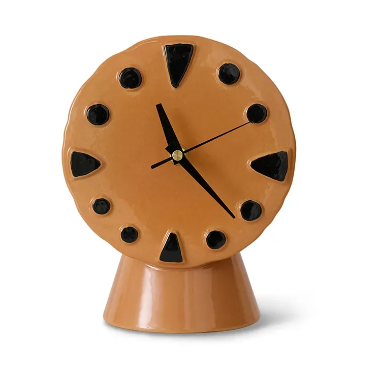 Retro Keramik Uhr 20,8 cm Peach by HKliving – product photo
