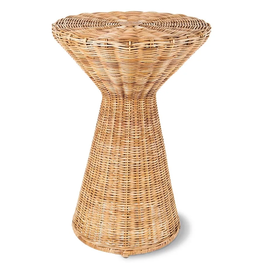Rotan bijzettafel hoog by HKliving – product photo