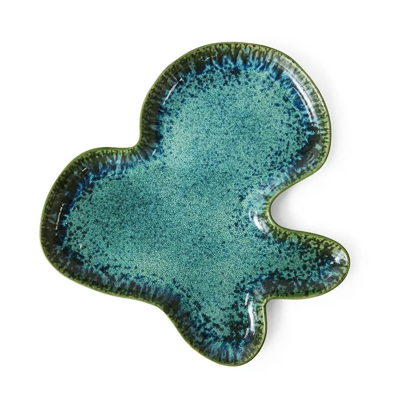 Shell Servierplatte Teal de HKliving – photo du produit