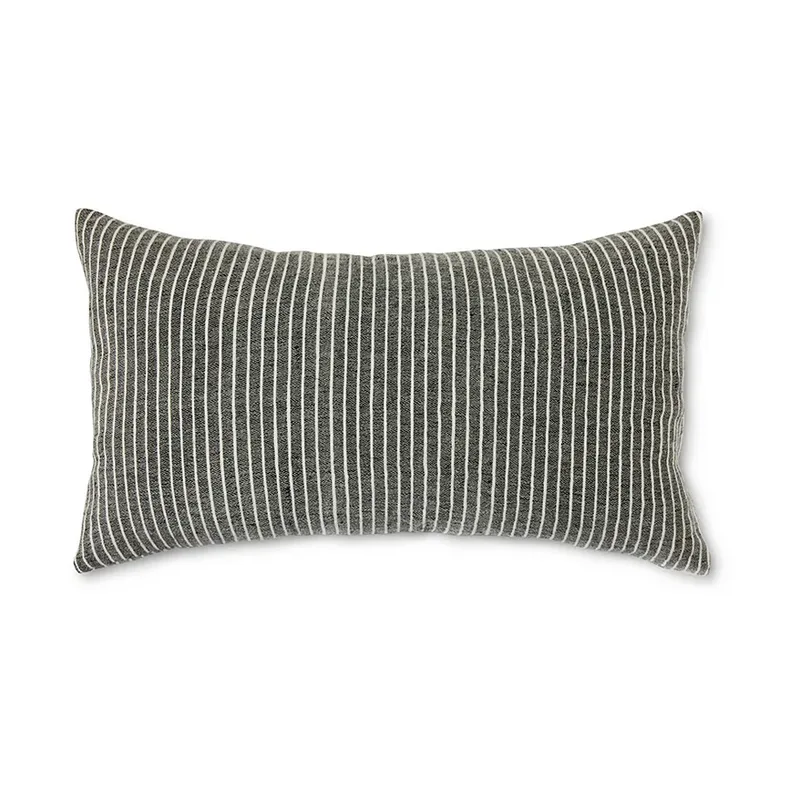 Striped monochrome Kissen 40x70 cm Grey by HKliving – product photo