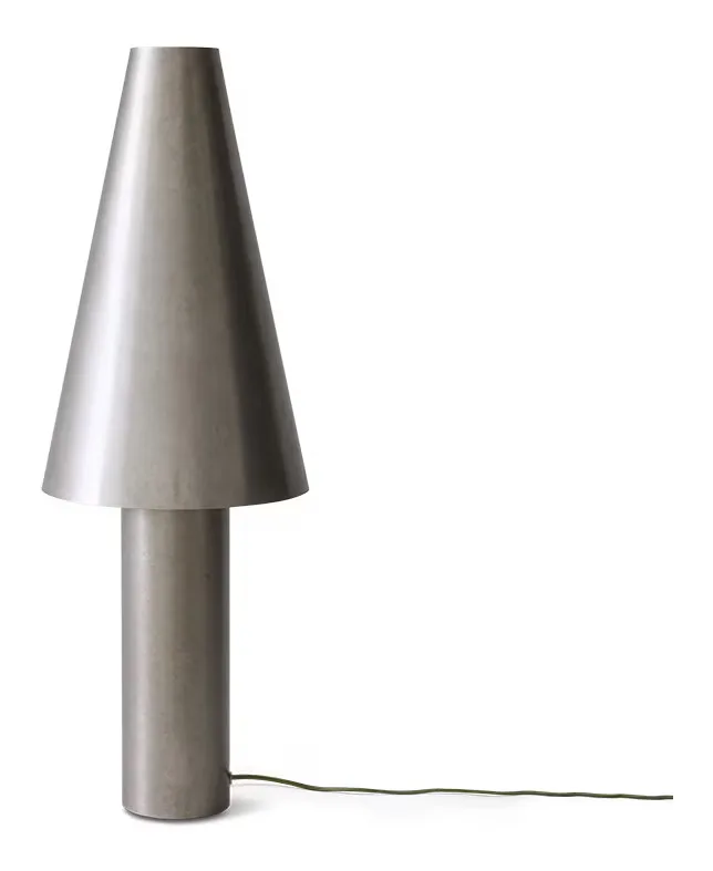 Tafellamp Metal Zilver Hoogte: 71 cm van HKliving – productfoto