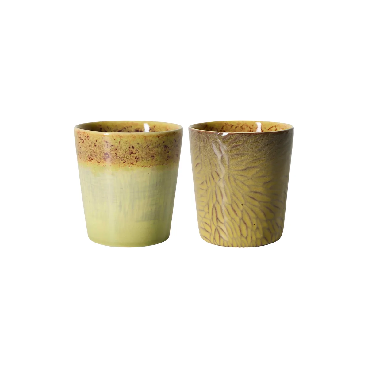 Tasse à café 70s ceramics - Jaune - Grès émaillé von HKliving – Produktfoto