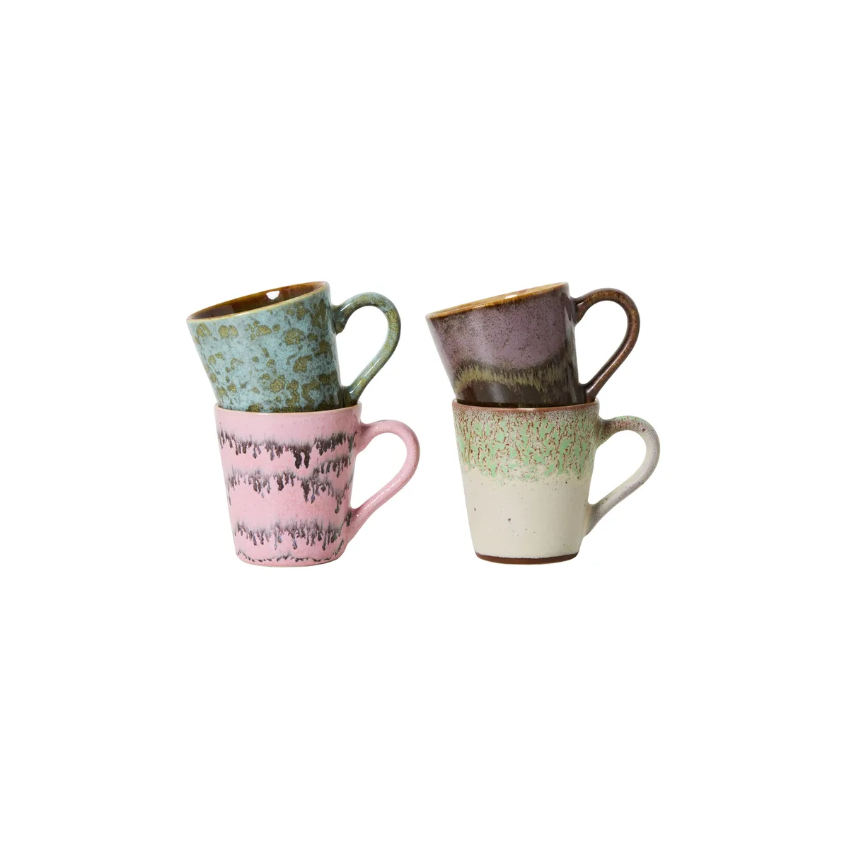 Tasse à ristretto 70s ceramics - Multicolore - Grès émaillé de HKliving – photo du produit