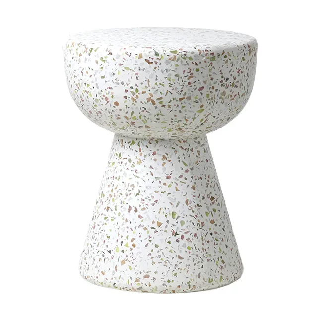 Terrazzo Beistelltisch Ø35 cm Terrazzo multicolour von HKliving – Produktfoto