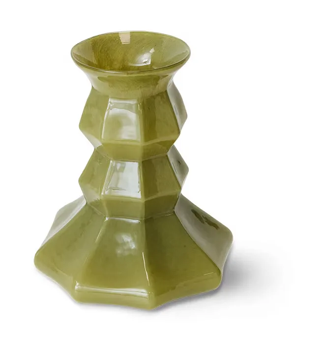 Vaas Silhouette Glas Groen, Hoogte: 31,5 cm de HKliving – photo du produit