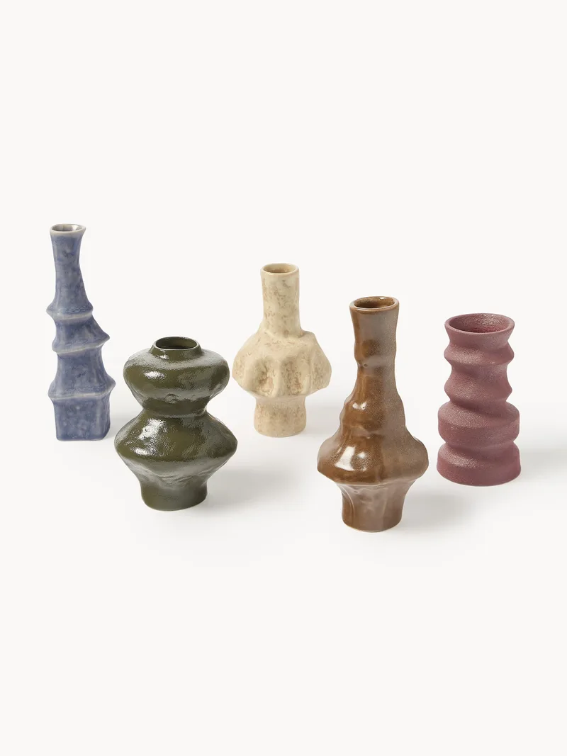 Vazen 70's, 5-delig van HKliving – productfoto
