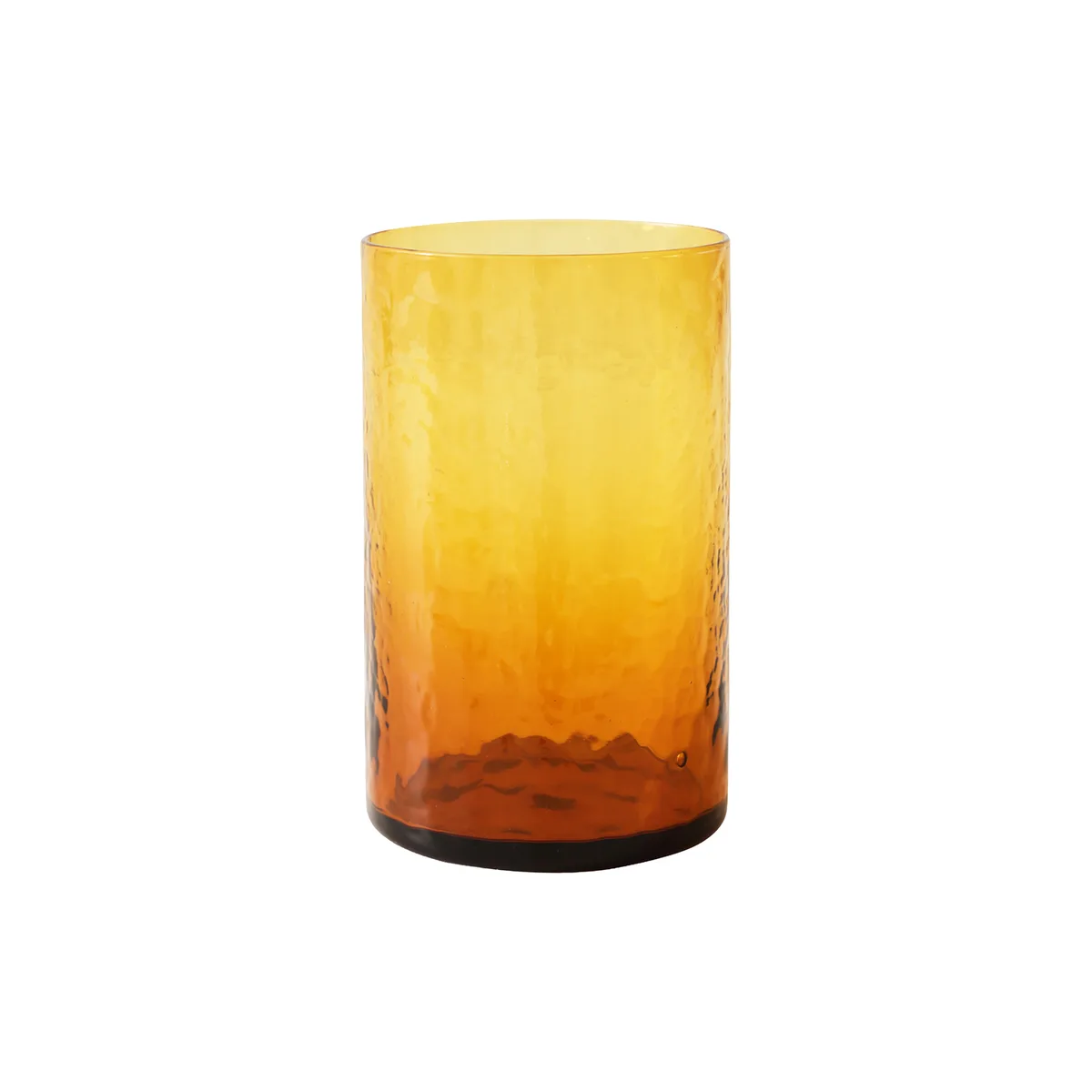 Verre Tube - Orange - Verre texturé de HKliving – photo du produit
