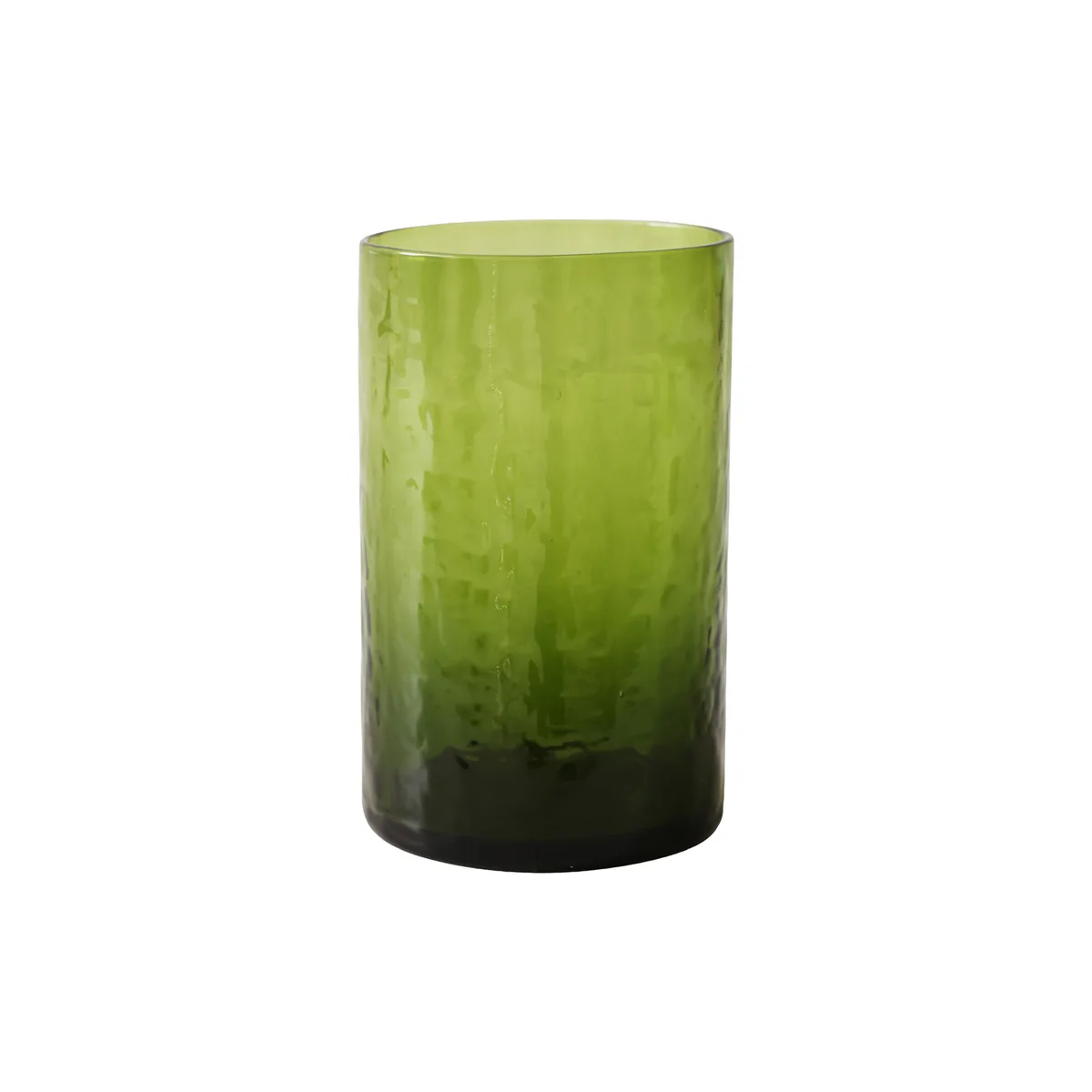 Verre Tube - Vert - Verre texturé de HKliving – photo du produit