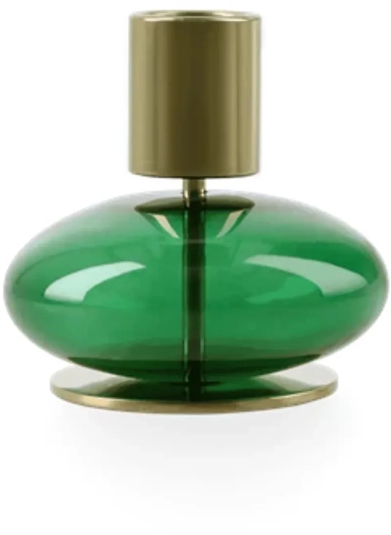 Bubble kandelaar H8cm van Holmegaard in Groen – productfoto