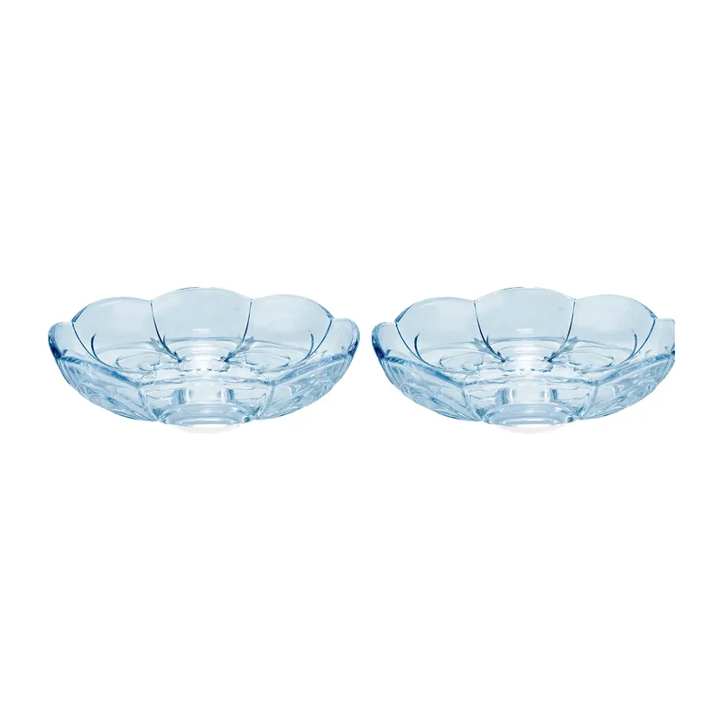 Lily Dessertteller Ø16cm 2er Pack Blue iris by Holmegaard – product photo
