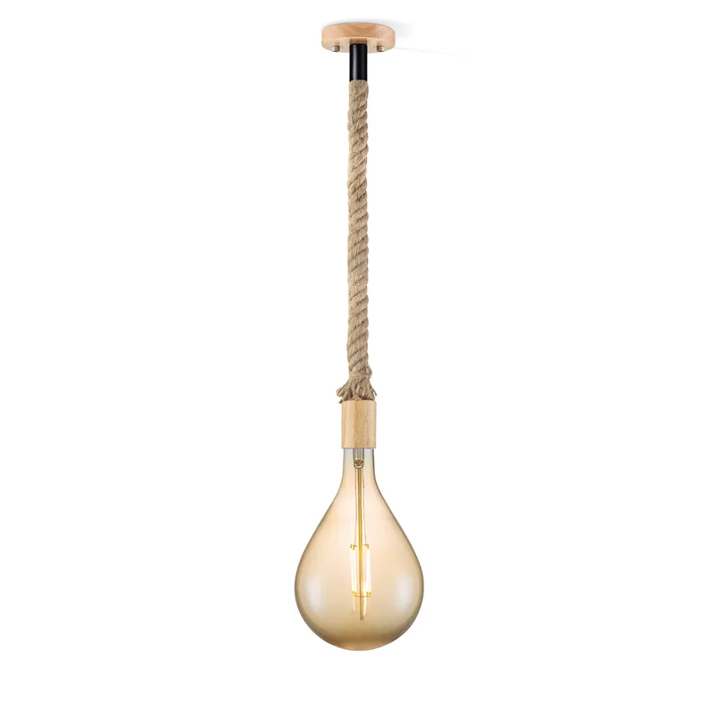 hanglamp Leonardo Pear by Home Sweet Home in Amber – product photo