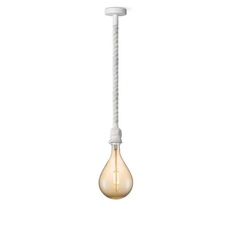 hanglamp Leonardo Pear - amber van Home Sweet Home in Wit – productfoto