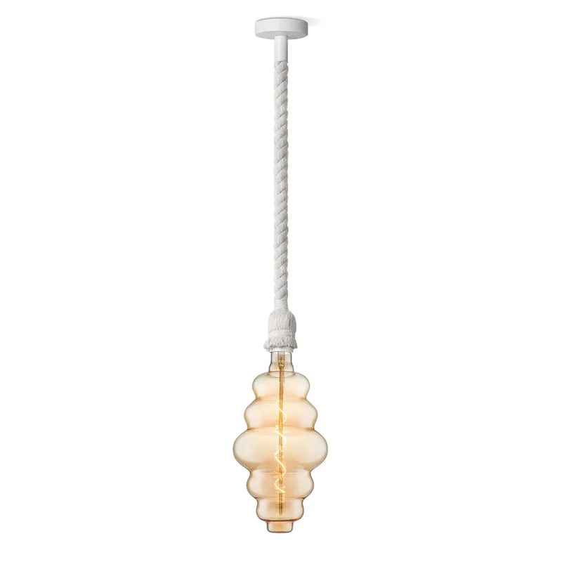hanglamp Leonardo wit Cloud by Home Sweet Home in Amber – product photo