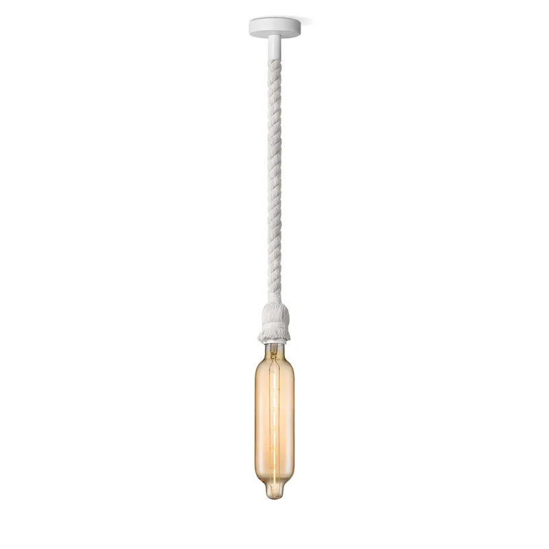 hanglamp Leonardo wit Tube by Home Sweet Home in Amber – product photo