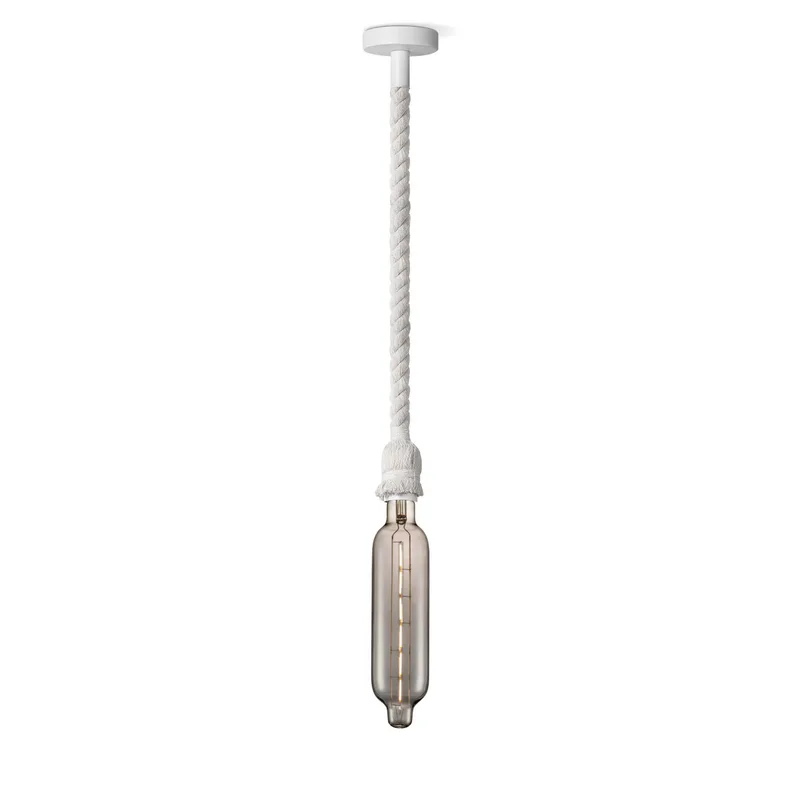 hanglamp Leonardo wit Tube van Home Sweet Home in Smoke – productfoto