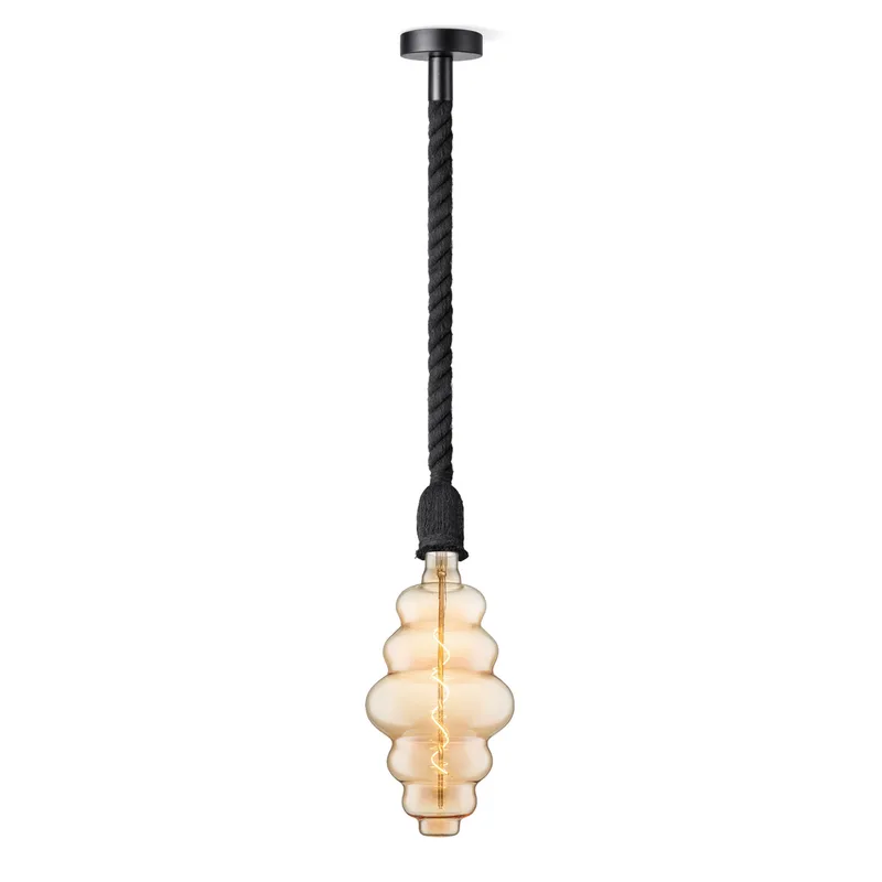hanglamp Leonardo zwart Cloud by Home Sweet Home in Amber – product photo