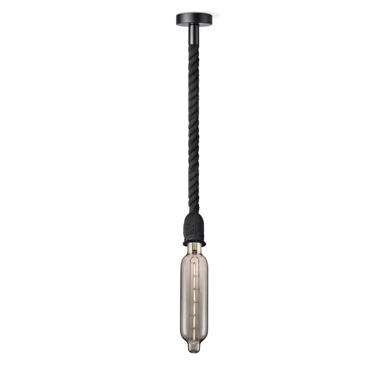 hanglamp Leonardo zwart Tube by Home Sweet Home in Smoke – product photo